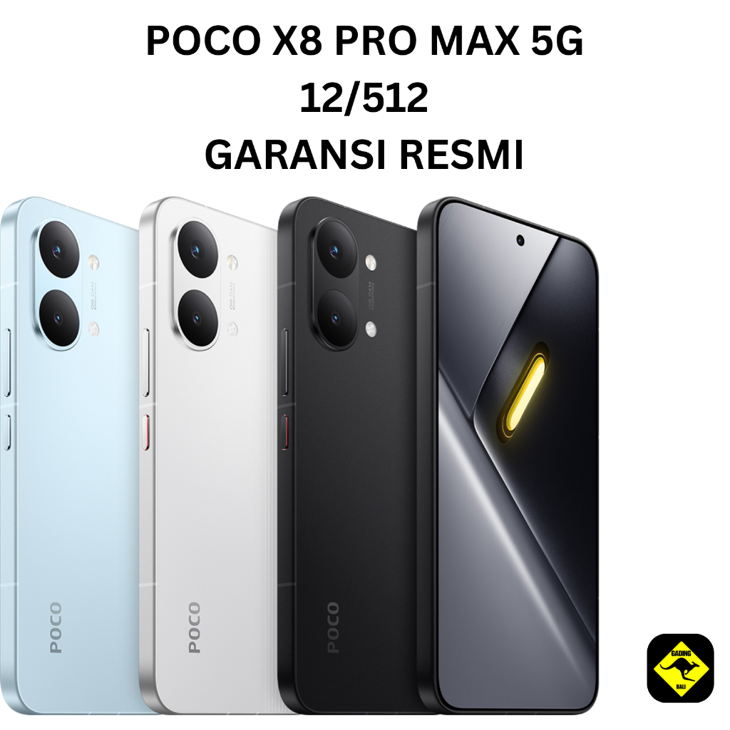 POCO X8 PRO MAX 5G 12/512 RAM 12GB INTERNAL 512GB GARANSI RESMI