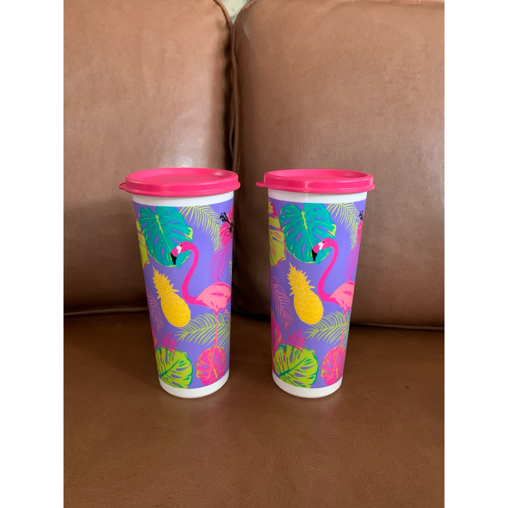 (NEW) READY STOK Tupperware Tumbler Flamingo 470ml