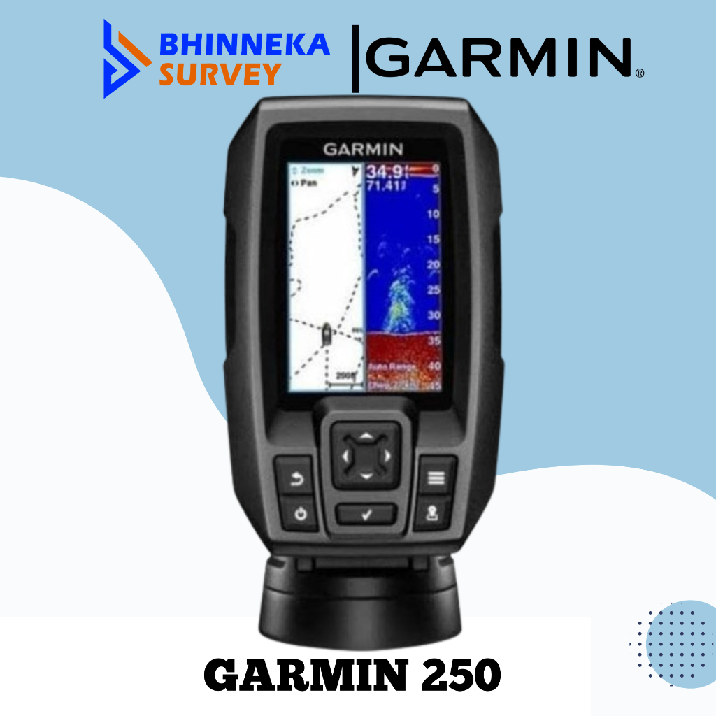 GARMIN Ff250 Gps Ff 250 Fishfinder 250 Gps Apac Chirp Garansi TAM 2 Tahun
