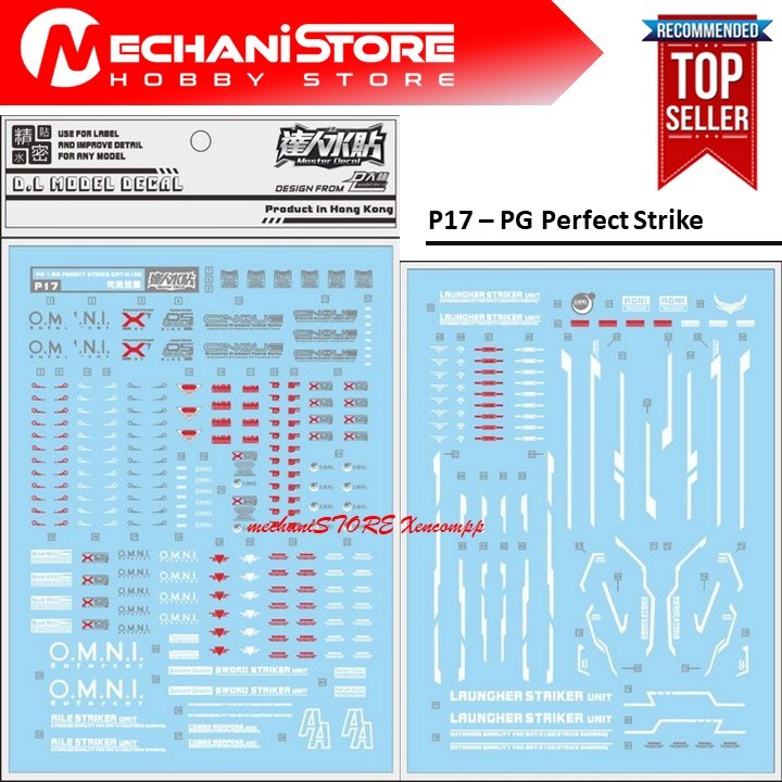 Water Decal P17 - PG Perfect Strike by DL MODEL