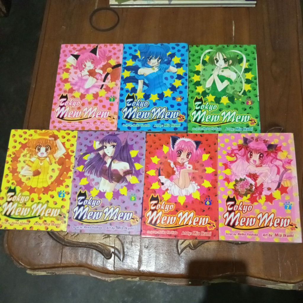 Komik Manga Import Tokyo Mew Mew 1-7 End By Reiko Yoshida Bahasa Inggris Chuang yi Comics