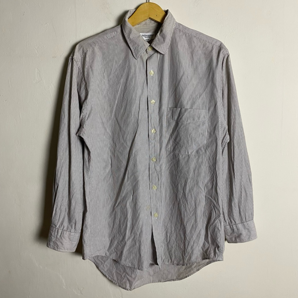 Yves Saint Laurent Pour Homme Stripe Longsleeve Kemeja Authentic