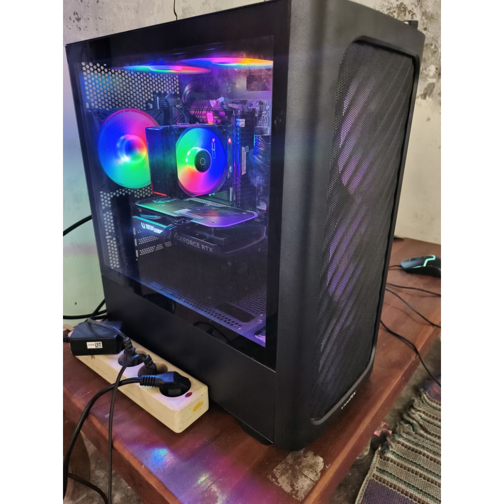 PC GAMING RAKITAN i3 12100f ram 16 ddr4 SSD 512 rtx 2060