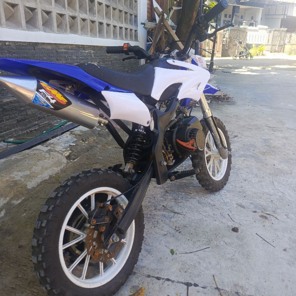 Mini trail 2 tak mesin tarik.. bekas
