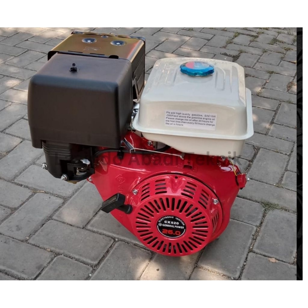 MESIN PENGGERAK ROBIN GENERAL GX 520 PUTARAN 1:1 / mesin penggerak 26hp general robin
