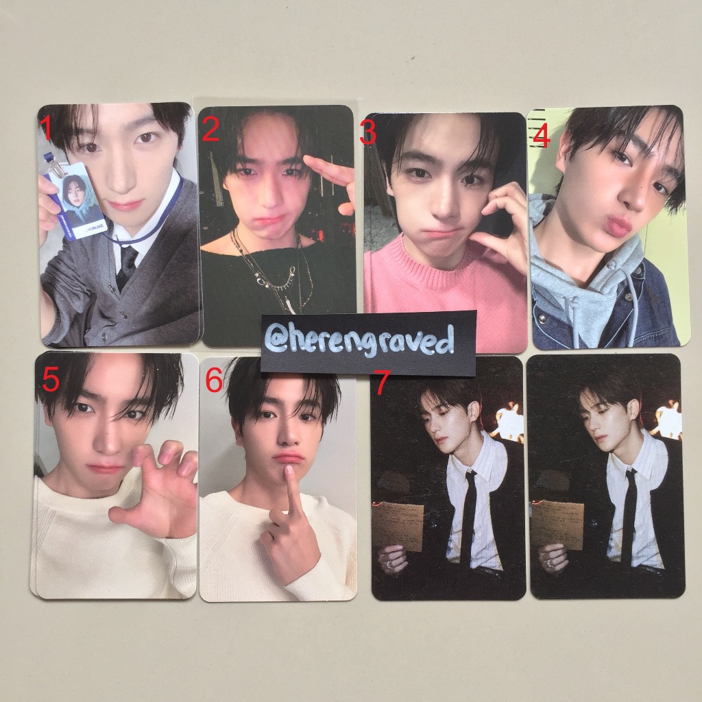 (Ready Stock) Photocard official The Boyz Hyunjae Photocard Benefit