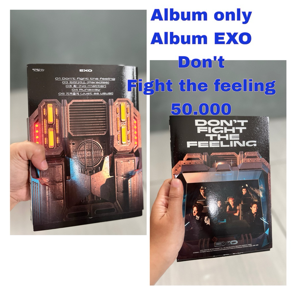 album only,album EXO dont fight the feeling