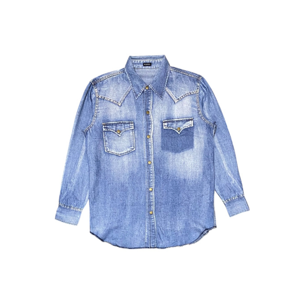 Runway Western Denim Single Pocket