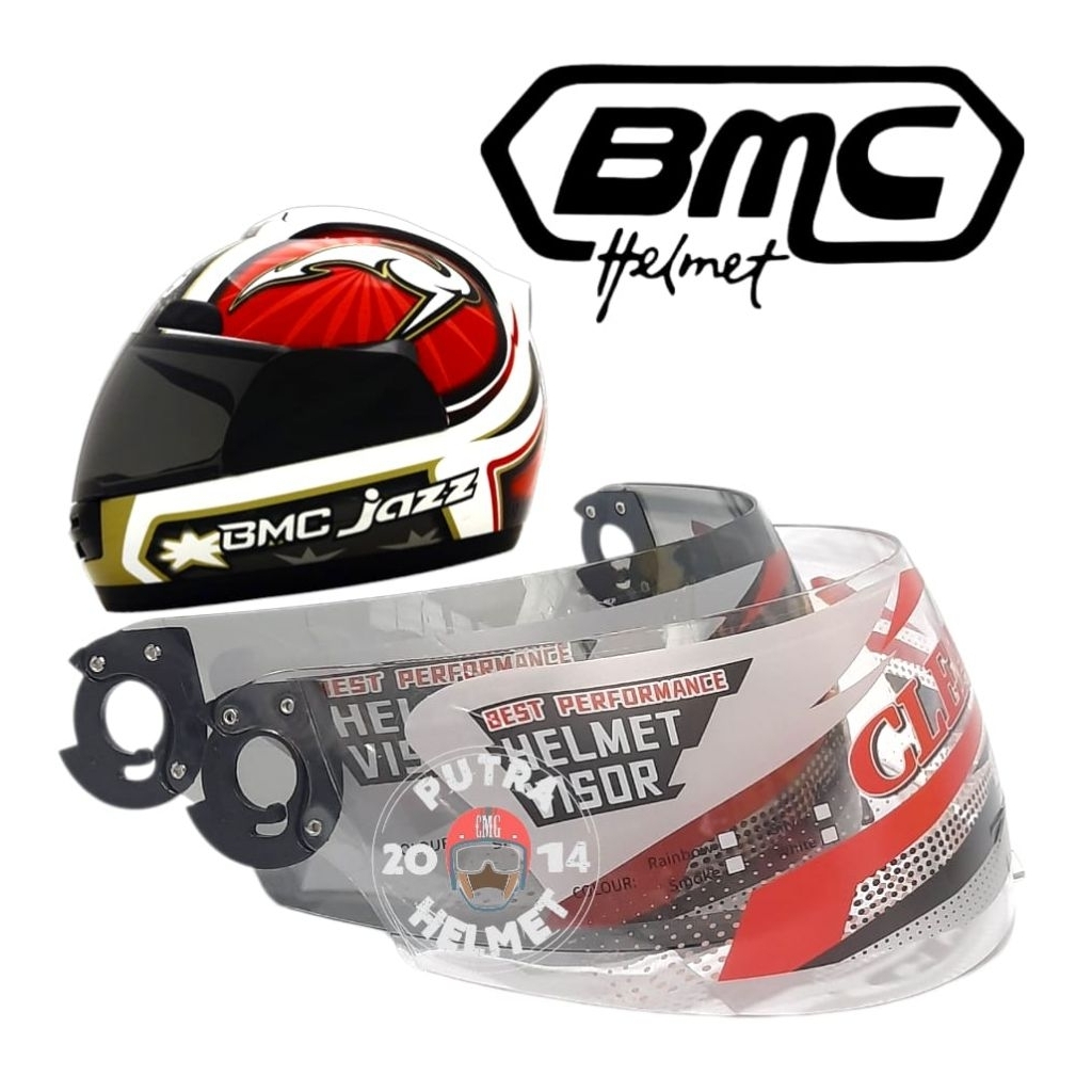 KACA HELM BMC JAZZ FULL FACE Visor Helm