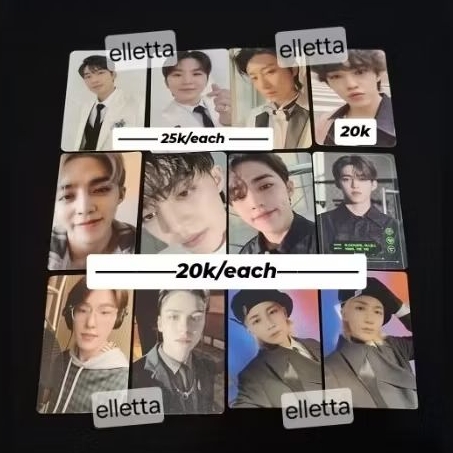 Photocard (pc) seventeen facethesun gameboi fml attacca semicolon