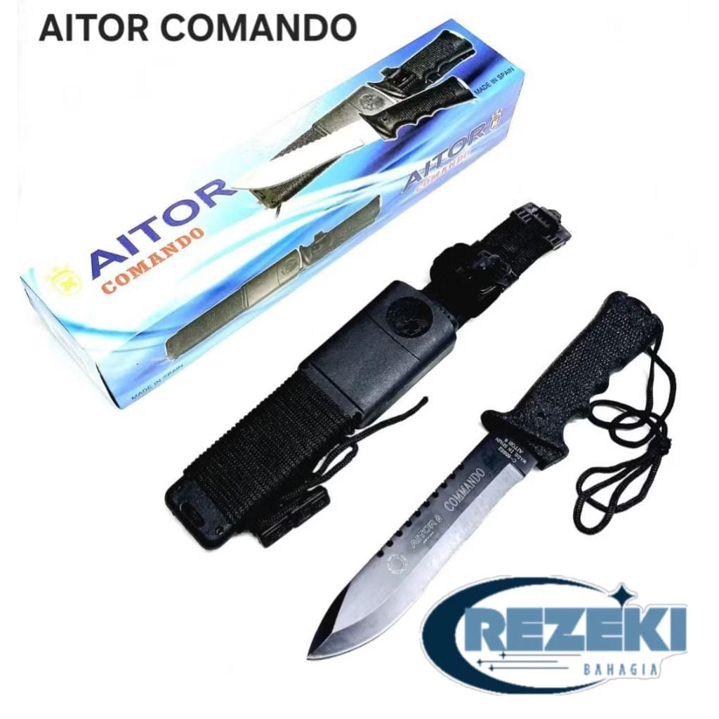 Pisau Dapur  AITOR COMANDO outdoor Survival
