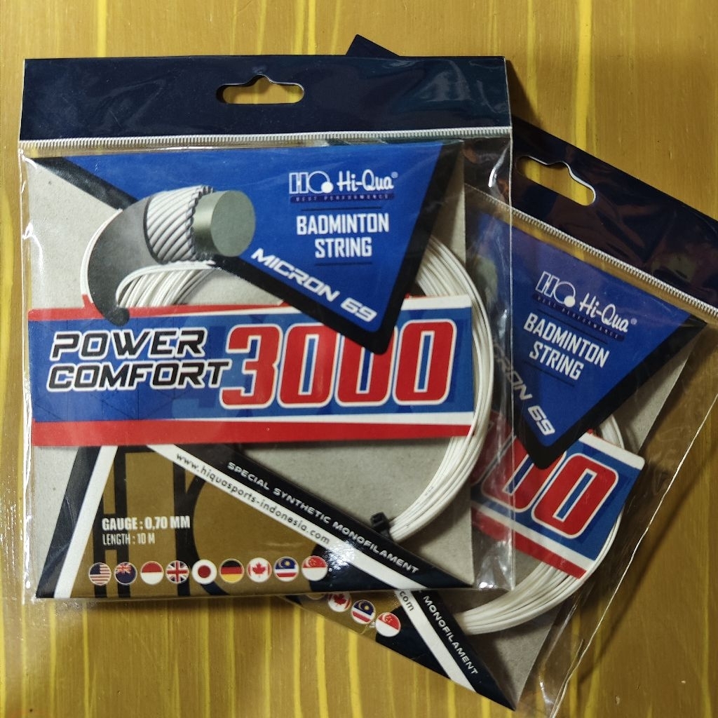 Senar Badminton HIQUA POWER COMFORT 3000 ORIGINAL
