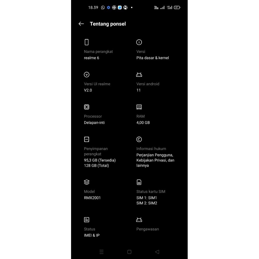 realme 6 second 4/128