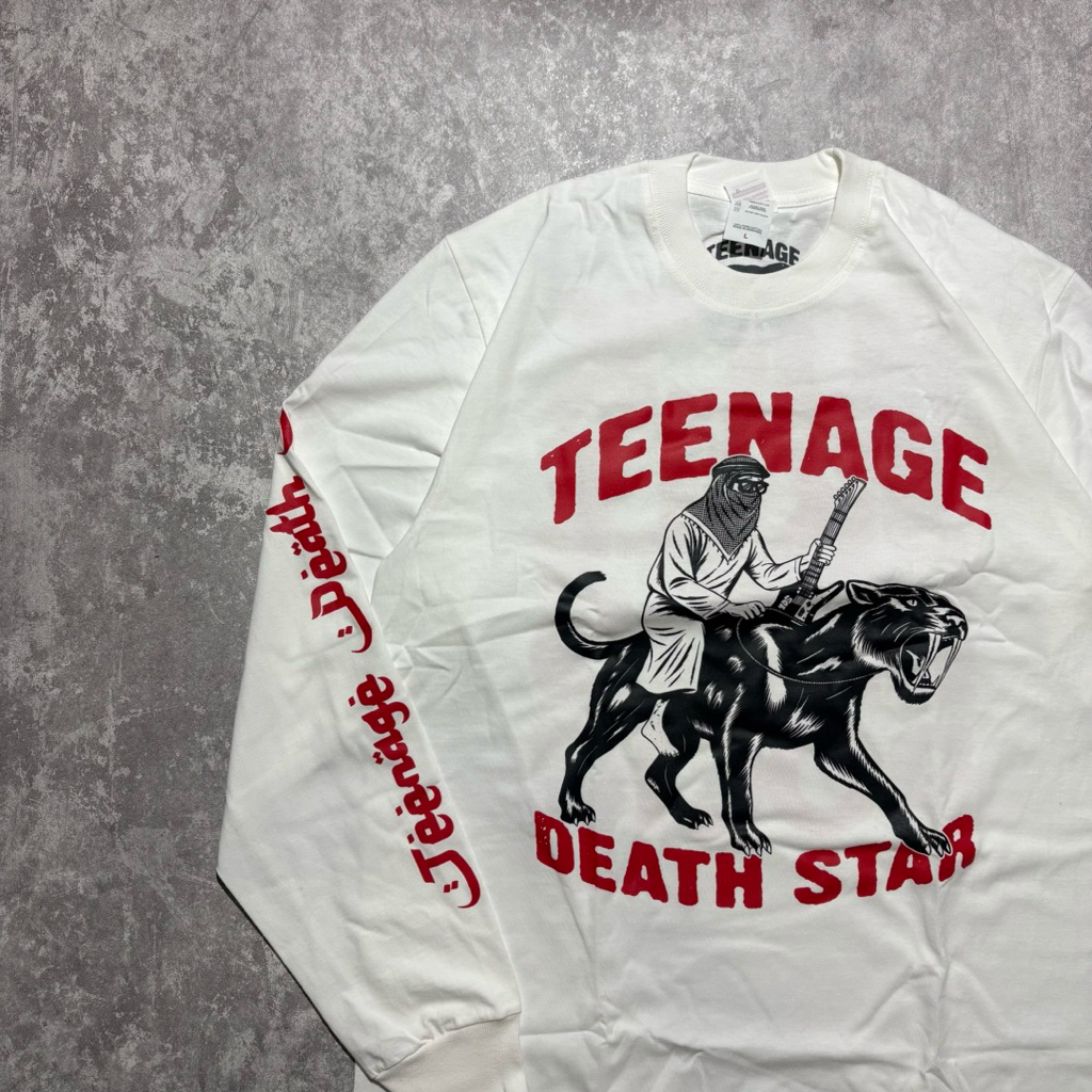 Long Sleeve - Teenage Death Star - FUKK SKILL (PUTIH)