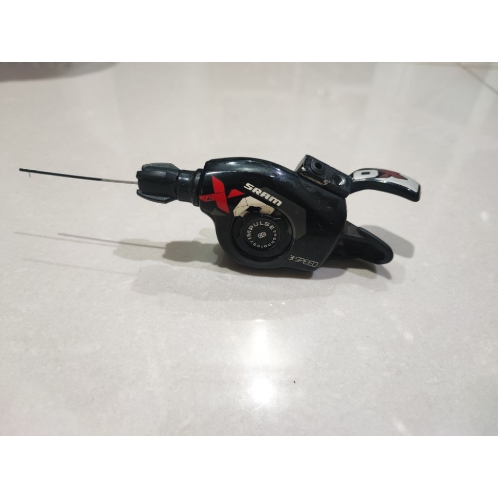 Shifter sepeda kiri FD 3speed SRAM XO ,Kondisi mulus normal