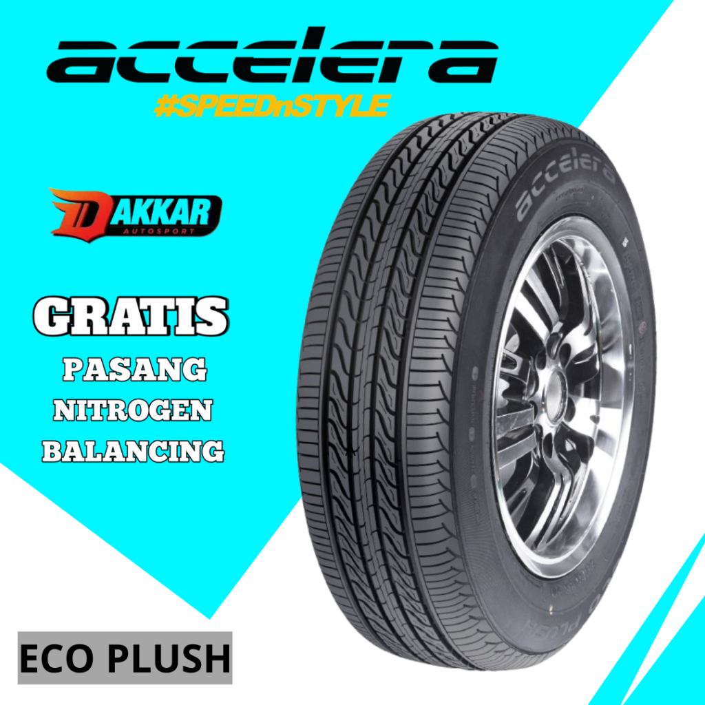 Ban Mobil Tubeles R14 Ukuran 165 65 R14 Accelera Ecoplush Ban Radial R14 165/65 Ring 14
