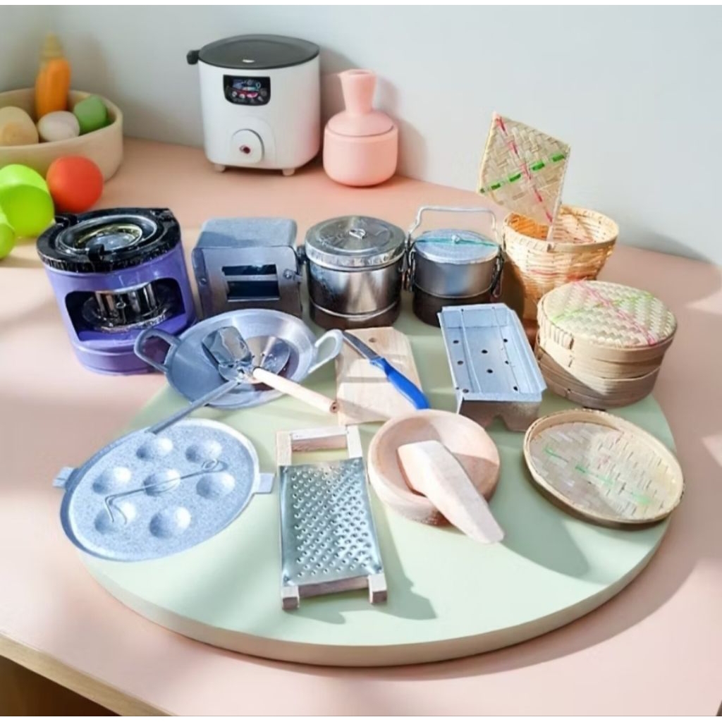 TERMURAH Mainan Masak Masakan Mini Anak Bisa Masak Beneran