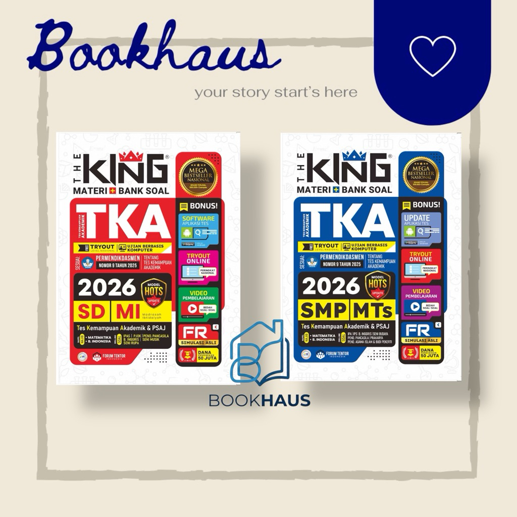 BUKU THE KING TKA 2026 SD/MI - BUKU THE KING TKA 2026 SMP/MTs
