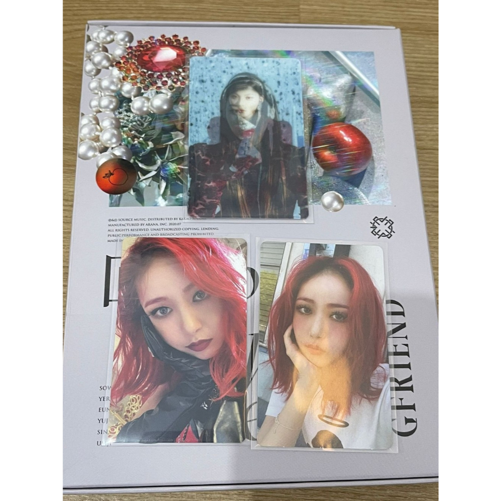 (BACA DESC) Unsealed Gfriend song of the sirens album & photocard pc sinb umji