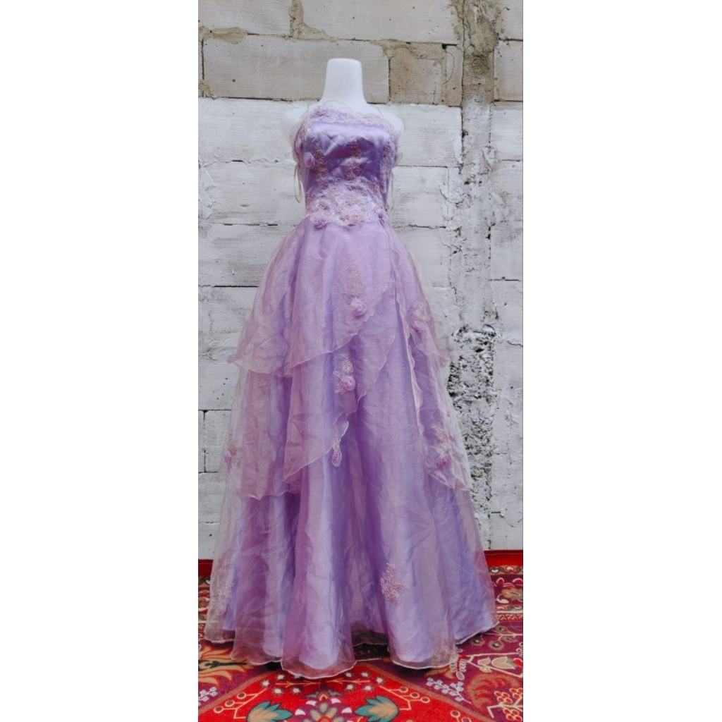 Gaun/Dress Pesta Fairy Lilac - Prom - Brithday - Party - Photoshoot - Bridesmaid - Karnaval - Kondan