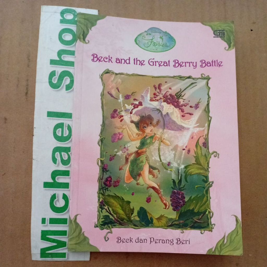 Buku Disney Fairies Beck and the great berry battle dan perang beri ( Novel Anak anak BerGambar )