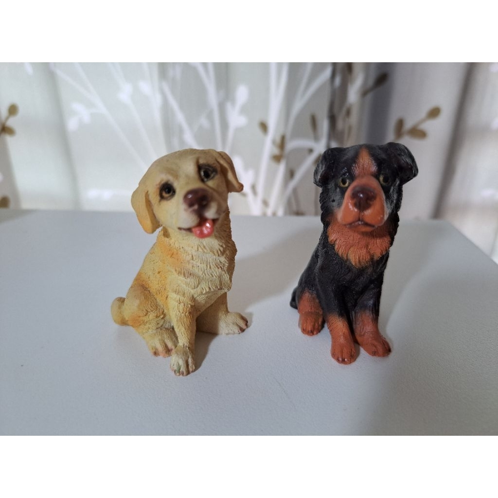 pajangan patung anjing dogie