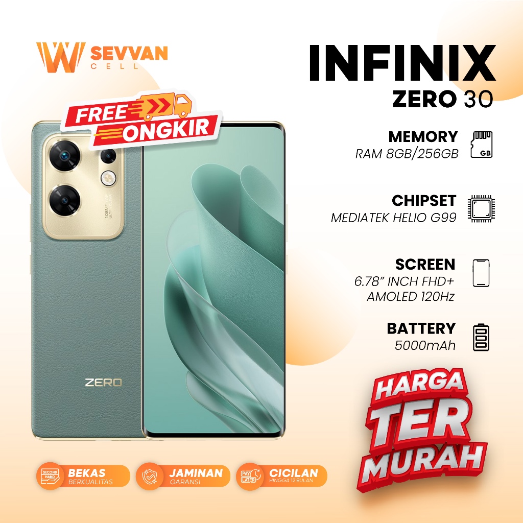 Handphone Infinix Zero 30 Ram 8 256Gb