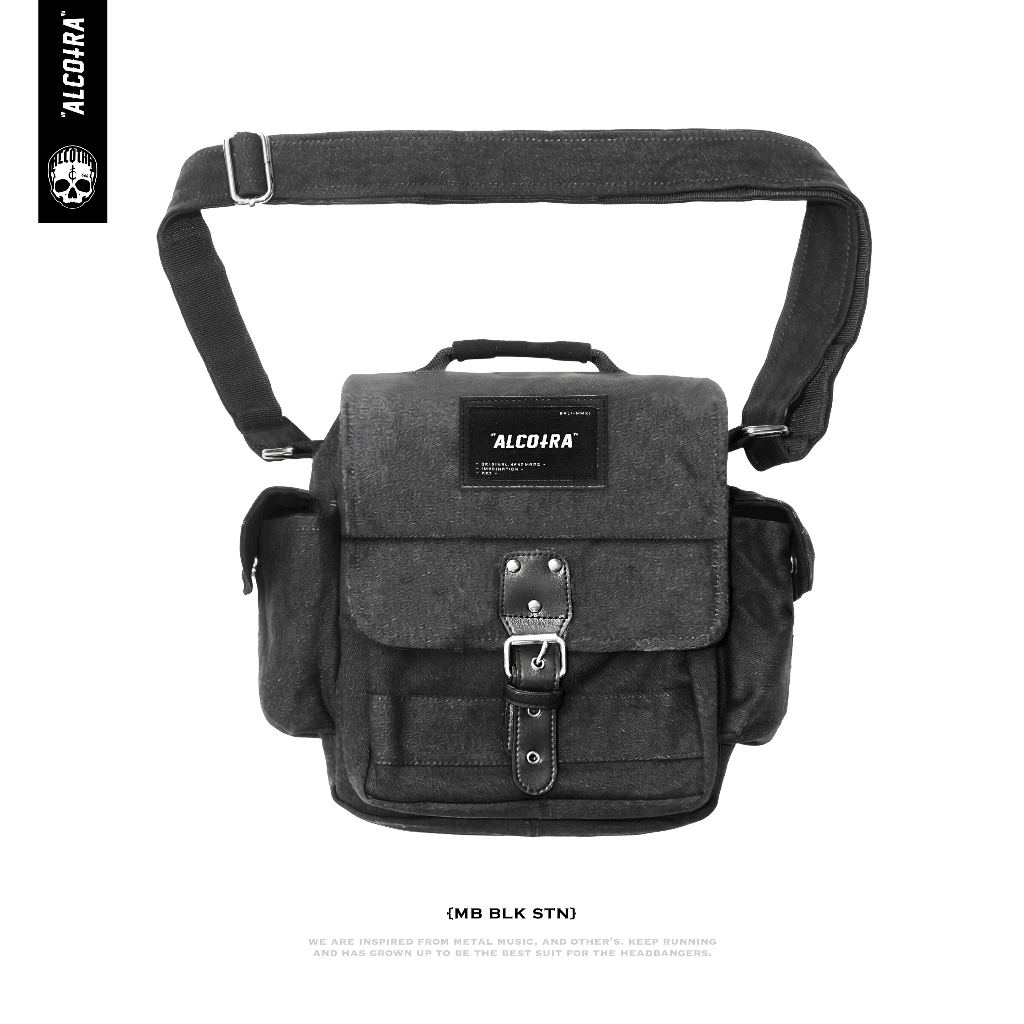 MB BLK STN // MINI BAG BLACK STNWASH // MINI BAG ALCOTRA STNWASH