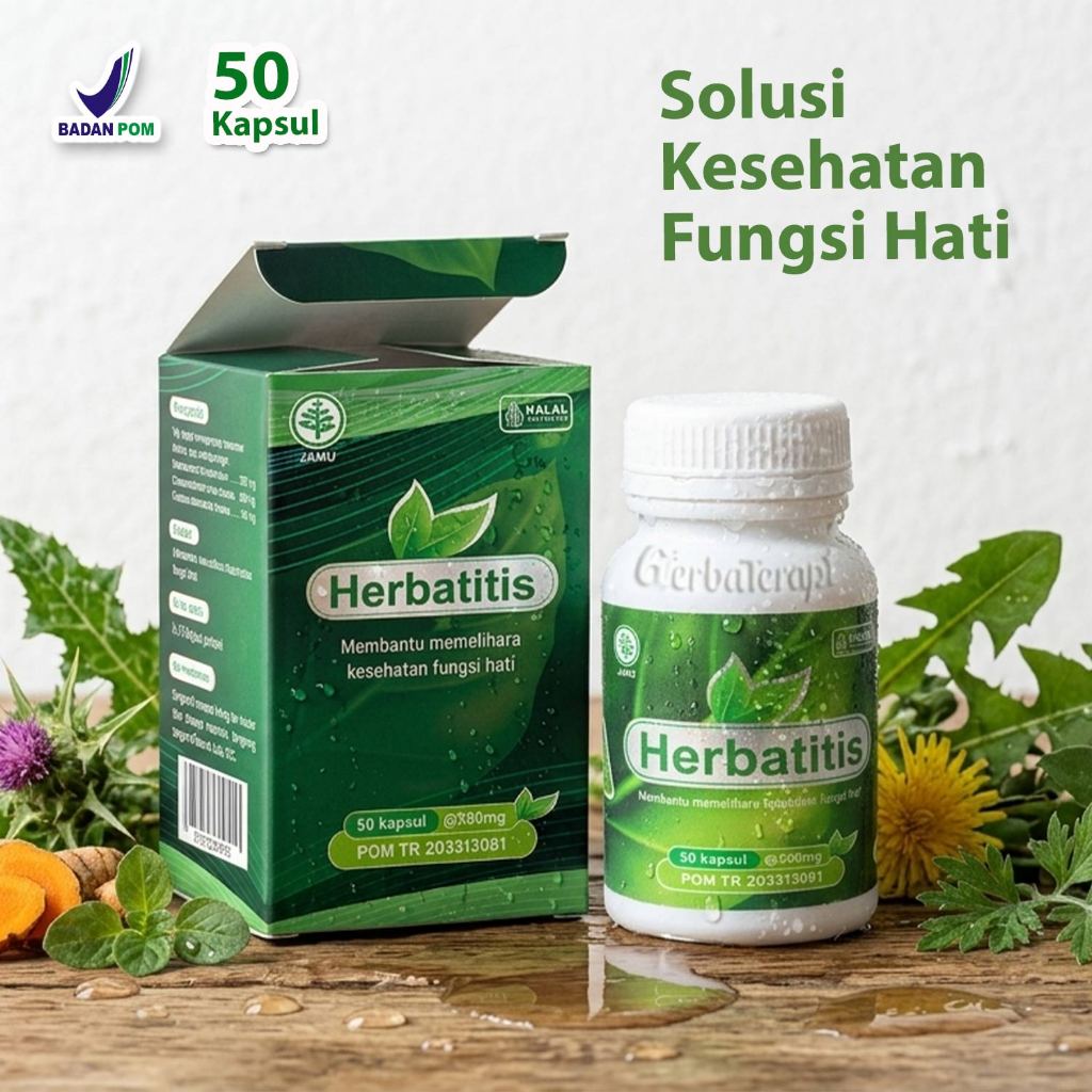 Herbatitis Herbal Liver Detox Solusi SGOT SGPT Tinggi & Fatty Liver
