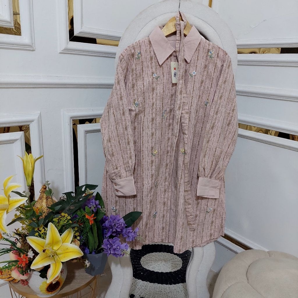 ZARA TUNIK KEMEJA BORDIR