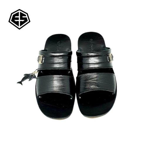 TERLARIS Sandal Dolphin Selop Classic Series 100% Original Dolphin Sandal Slide Pria Kulit Asli "D-7