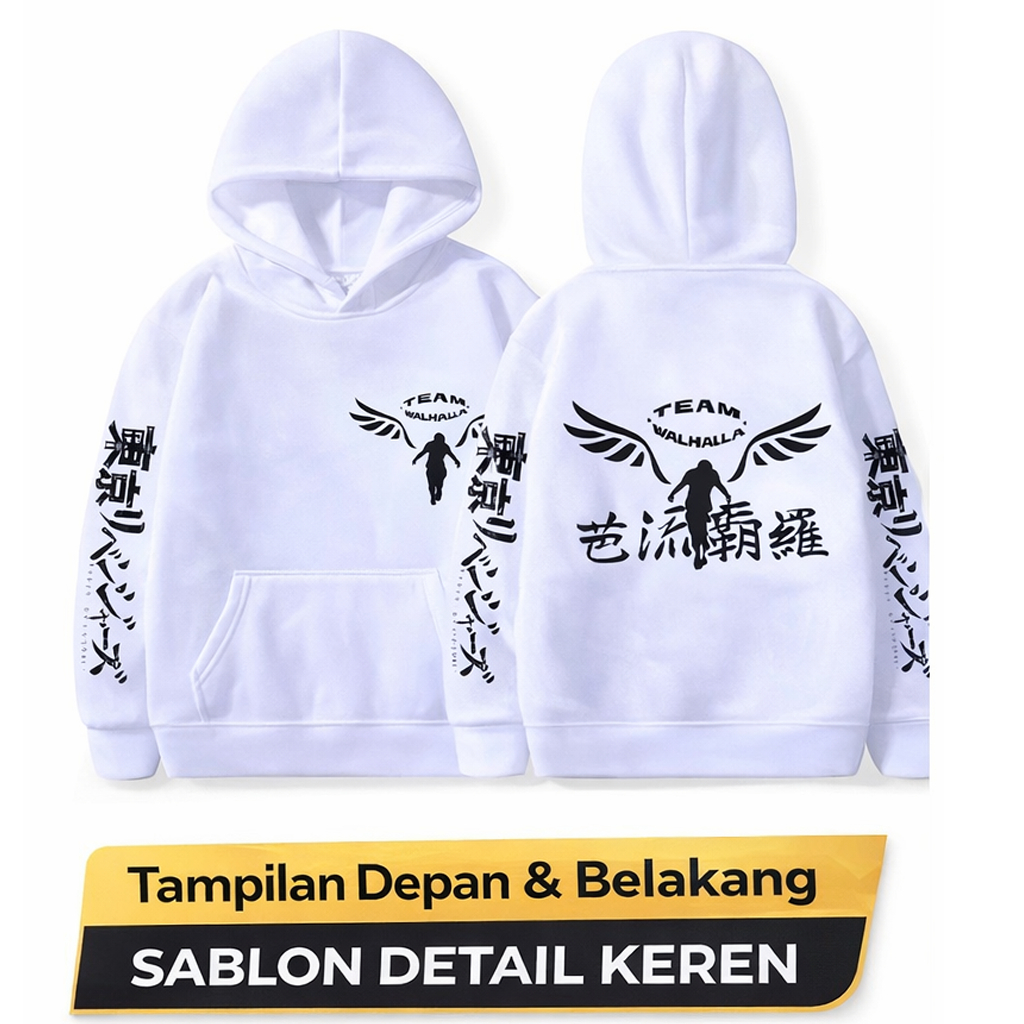 jaket valhalla walhalla anak tokyo revengers/hoodie valhala tokyo revengers anak anak terbaru