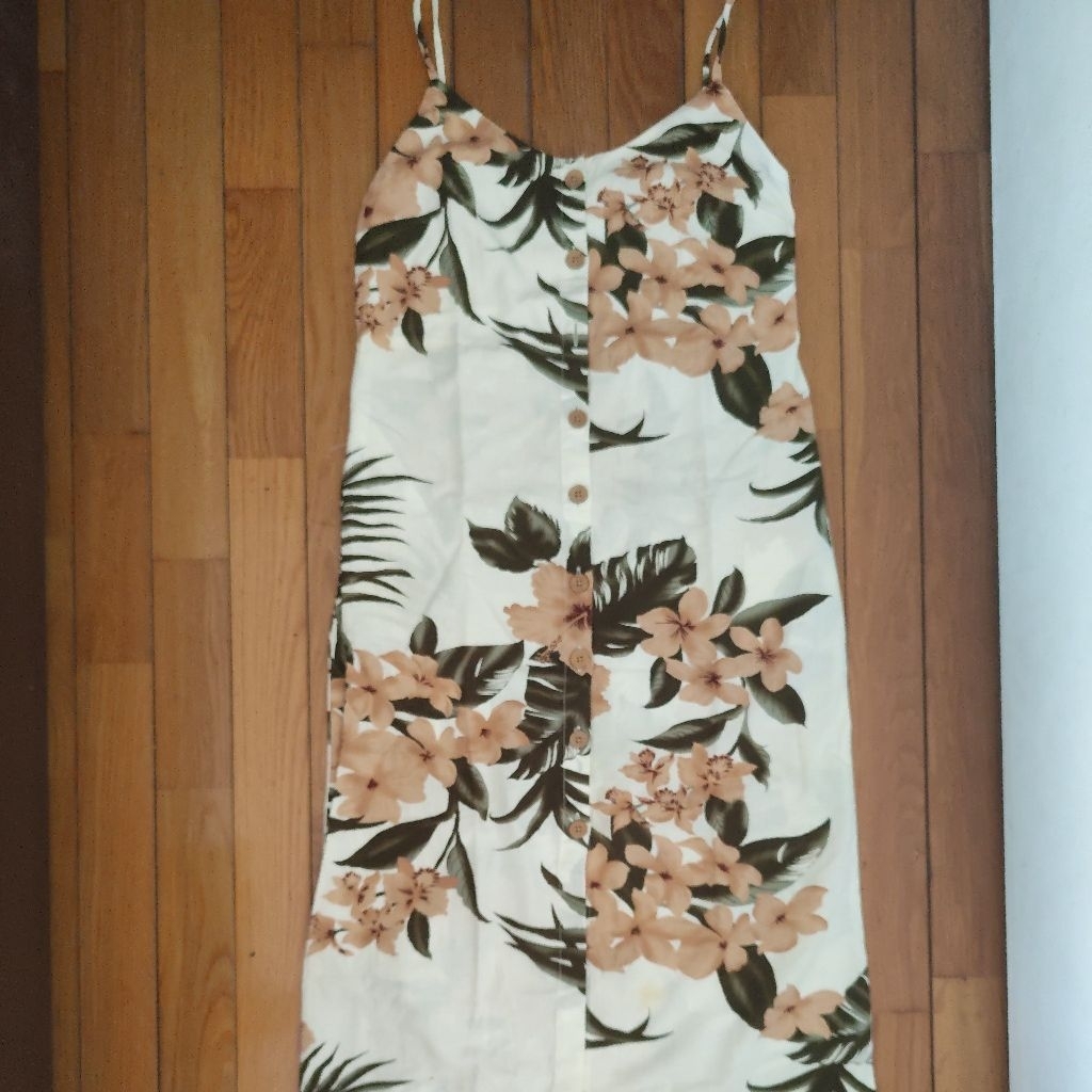 dress mango/dress floral/dress summer/dress motif cerah/dress wanita/baju mango/pakaian wanita
