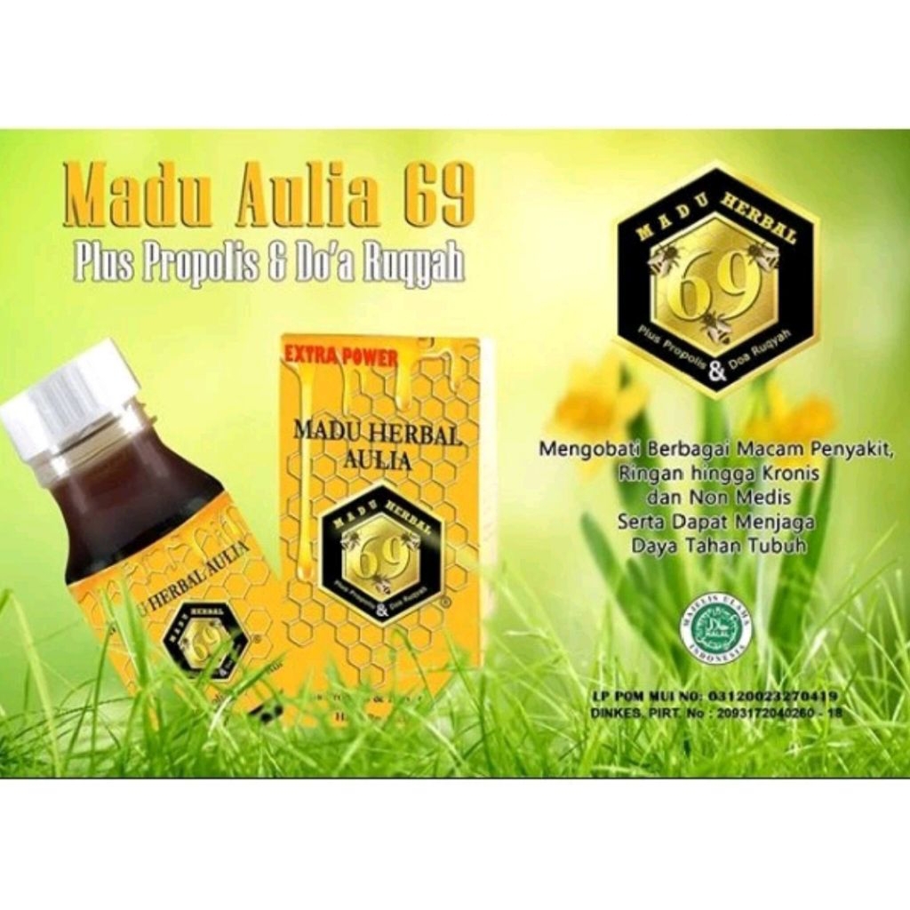 Madu Herbal 69 Propolis — Minuman Herbal Favorit Keluarga Anda