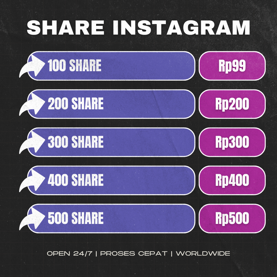 Instagram Share Proses Cepat Bergaransi - Kontenku.fyp