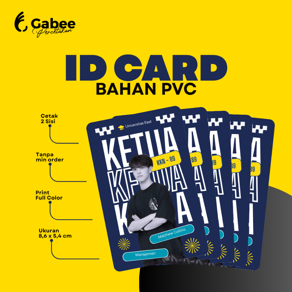 ID CARD PVC -  CETAK ID CARD PVC CUSTOM BISA SATUAN
