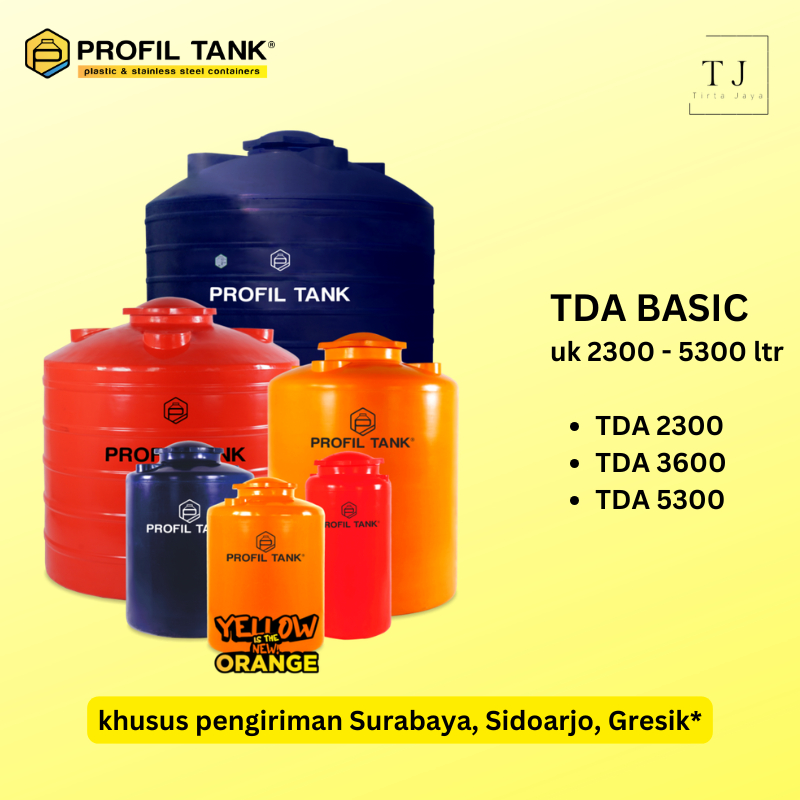 Tandon Air PROFIL TANK TDA 2300 3600 5300 Toren Air Tangki Air