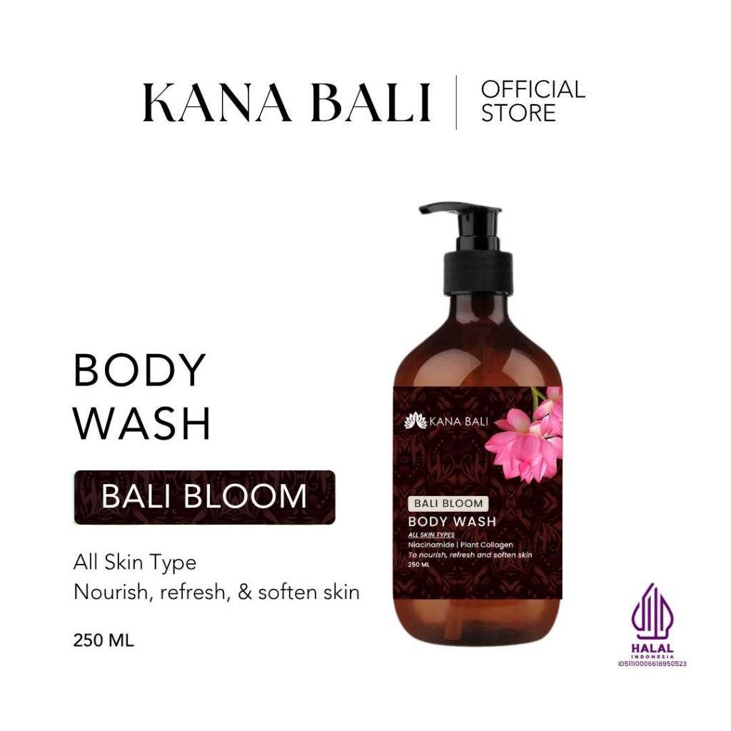 Kana Bali Nourishing Body Wash Bali Bloom - Sabun Mandi | Sabun Cair