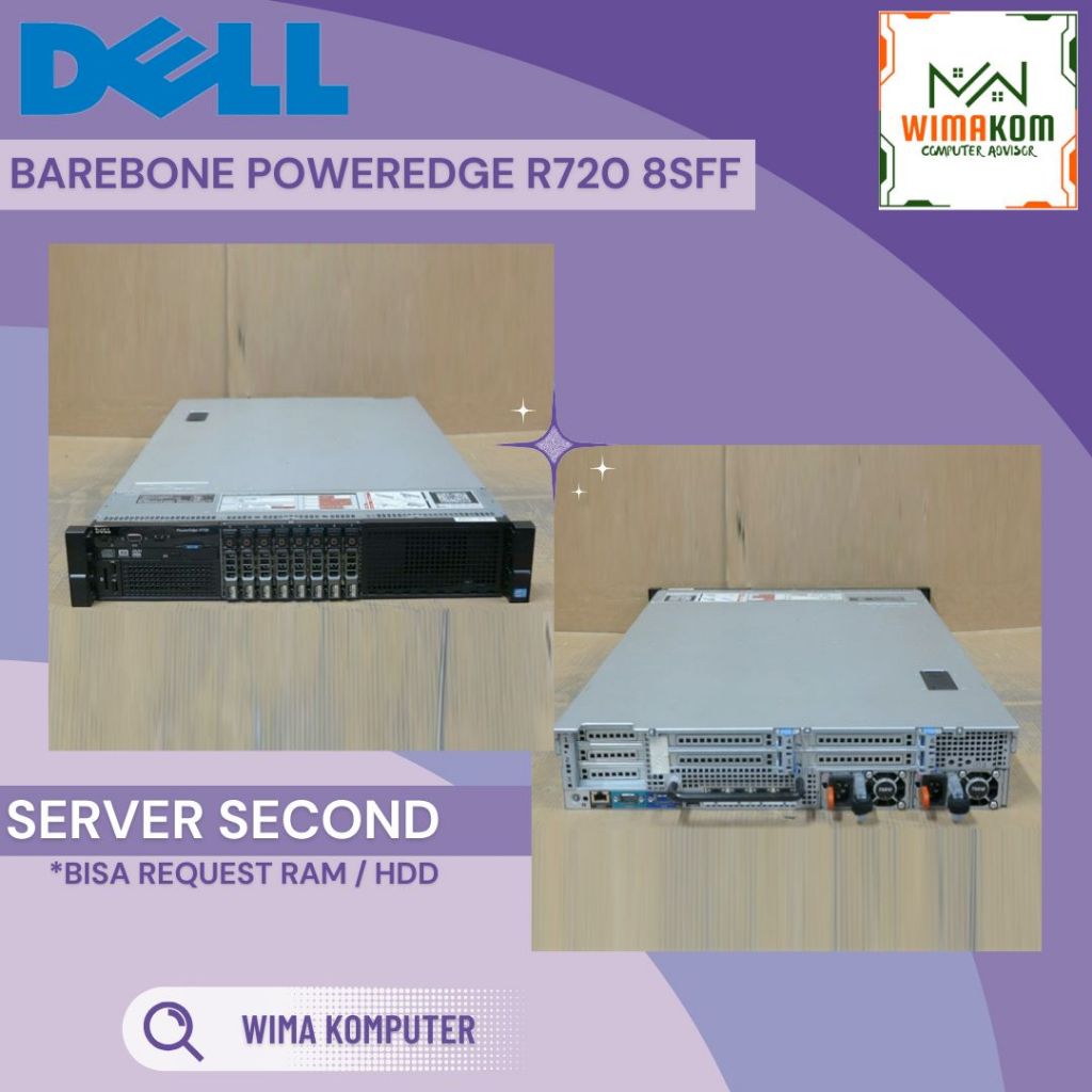 DELL PowerEdge R720  Barebone