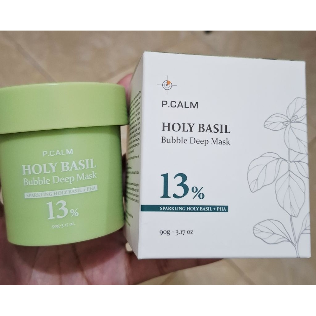 P.calm Holy Basil Bubble Deep Mask 90gr
