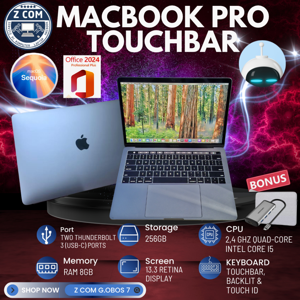 Macbook Pro Touchbar 2019 13 inch 8/256GB