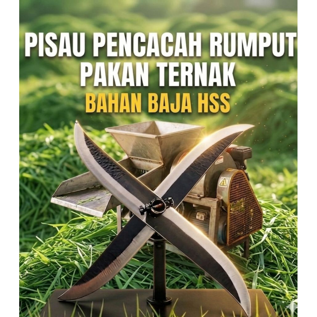 pisau pencacah rumput pakan ternak