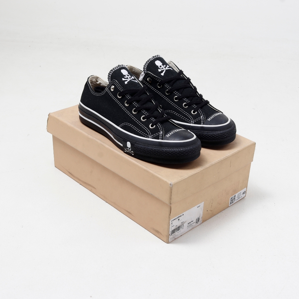 (FTBX) Sepatu Sneakers Converse Addict Ox Mastermind Black