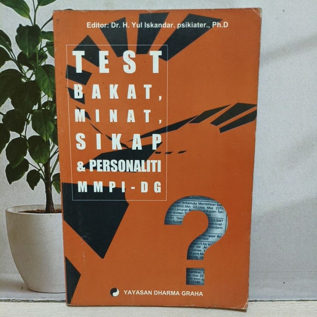 Test Bakat, Minat, Sikap & Personaliti MMPI-DG