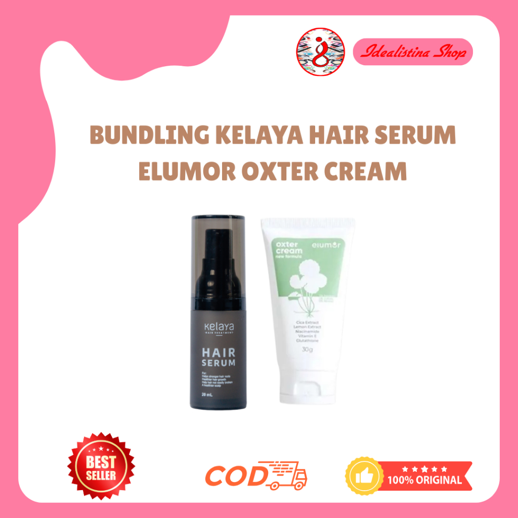 Kelaya Hair Serum 20ml + Elumor Oxter Cream 30g