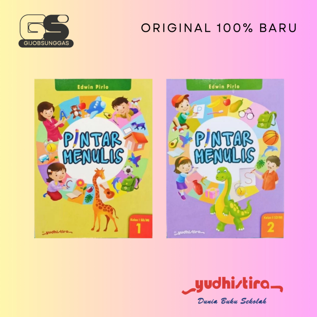 YUDHISTIRA - PINTAR MENULIS SD KELAS 1 2 KURIKULUM MERDEKA