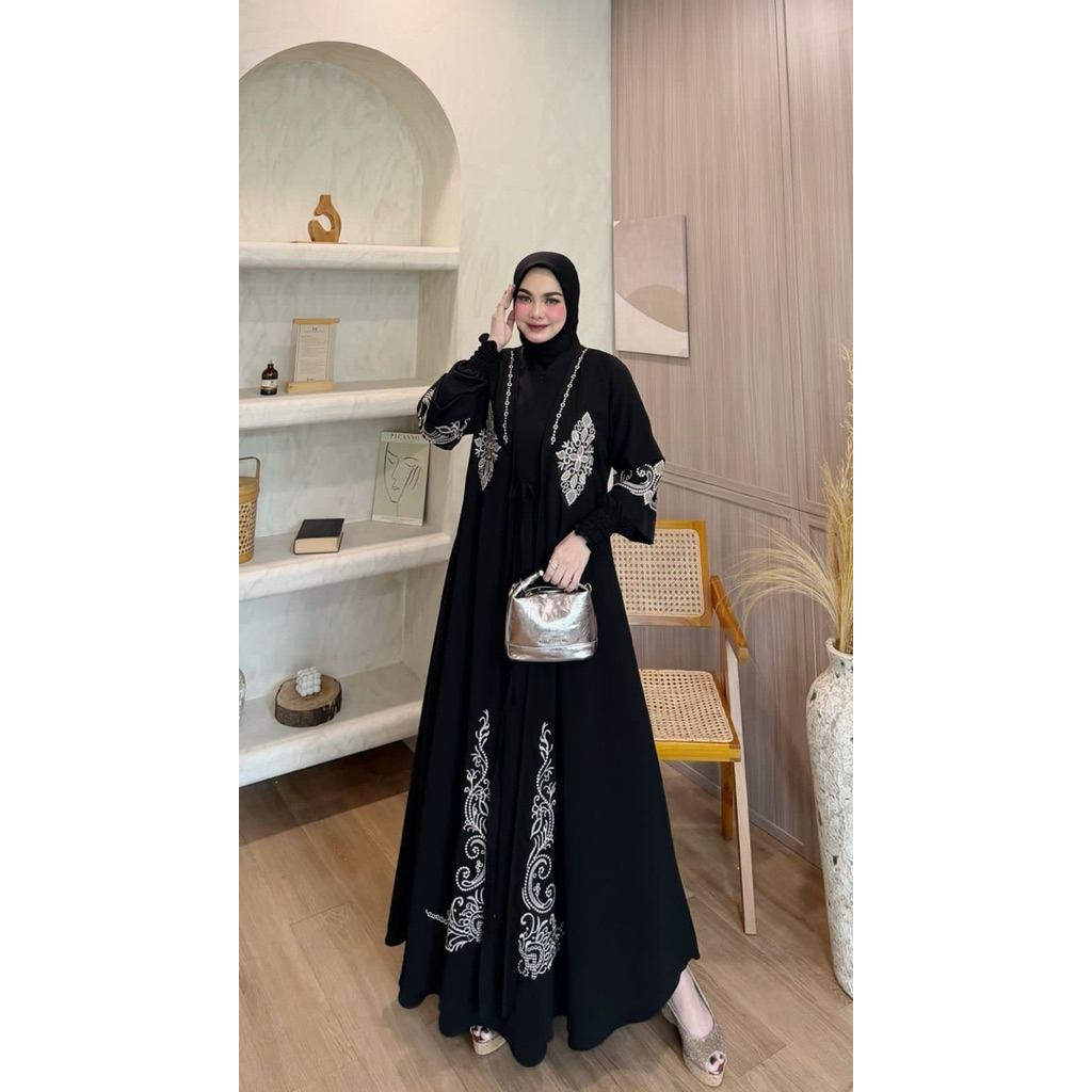 gamis abaya azhara salma hanifa dress