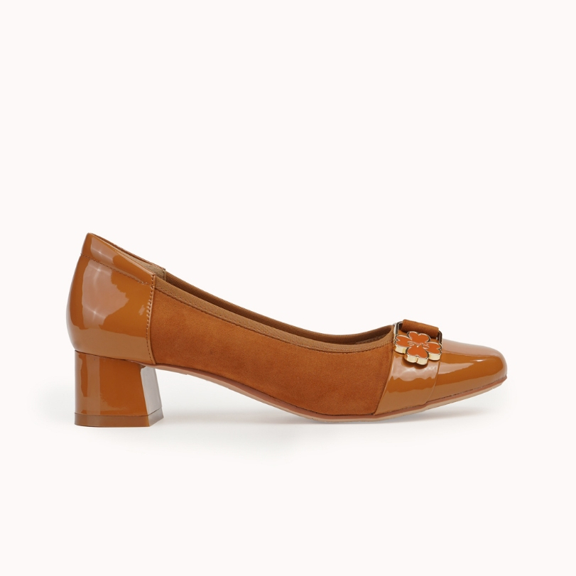 EVB* ABILENE (Tan) -  Sepatu Heels Wanita