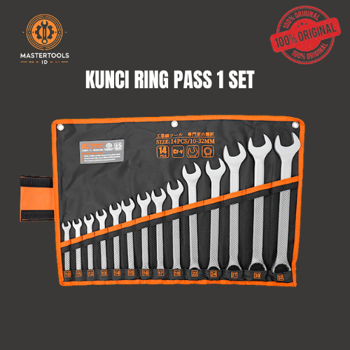 KAPUSI Kunci Ring Pass 1 SET