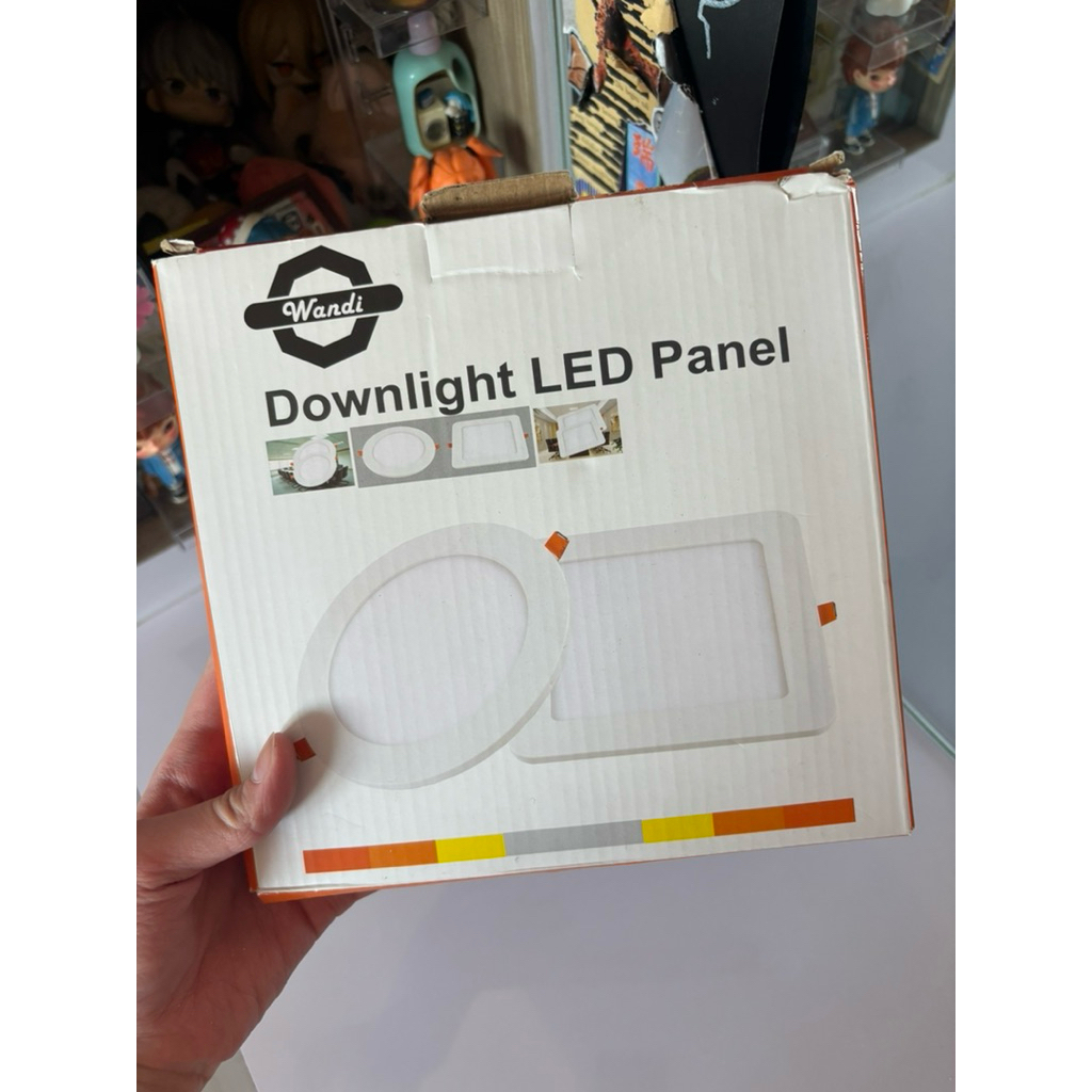 (Baru) Lampu LED Downlight Panel Kotak 12 Watt Warna Putih